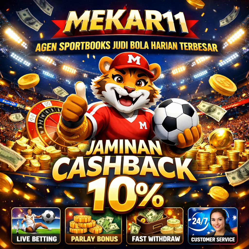 MEKAR11 | Agen Sportbooks Judi Bola Harian Terbesar Jaminan Cashbak 10%